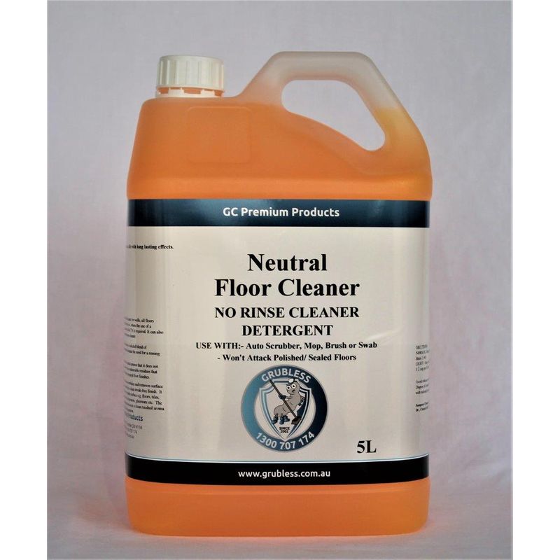 Premium Ph Neutral Floor Cleaner 5l Grubless Property Services